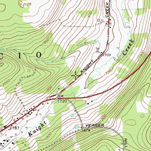 Topographic Map of Norton School (historical), NY