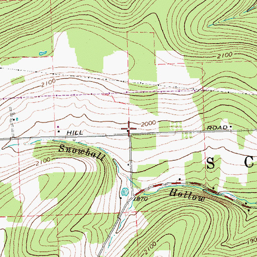 Topographic Map of School Number 4 (historical), NY