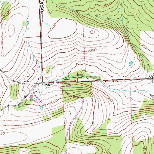 Topographic Map of School Number 4 (historical), NY