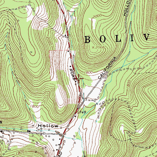 Topographic Map of School Number 5 (historical), NY