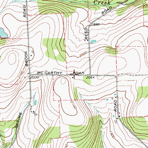 Topographic Map of School Number 5 (historical), NY