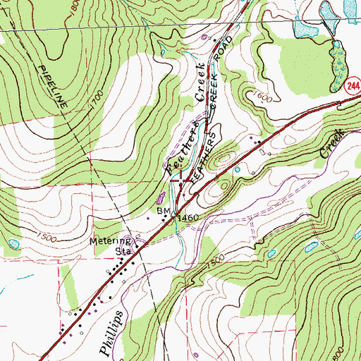 Topographic Map of School Number 9 (historical), NY