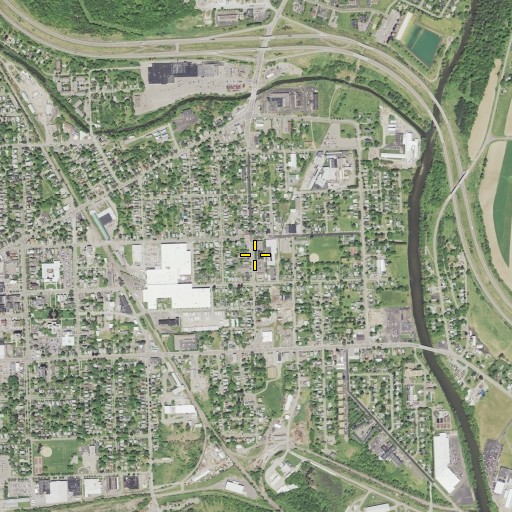 Aerial/Satellite Image of Pomeroy School (historical), NY