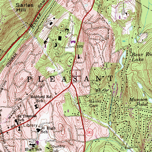 Topographic Map of Hays Hose Company, NY
