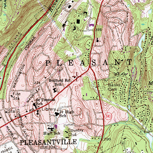 Topographic Map of First Church of Christ Scientist (historical), NY
