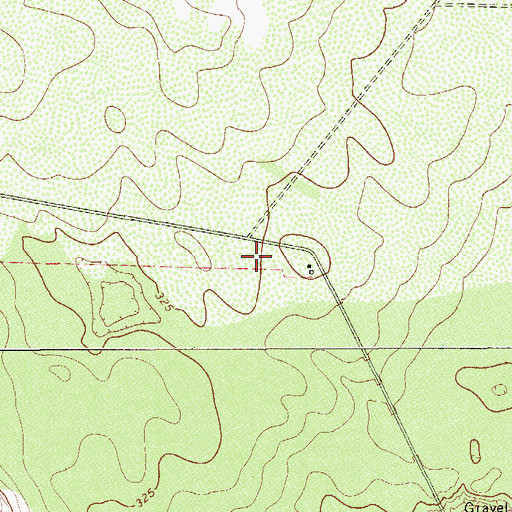 Topographic Map of Mancia Ranch, TX