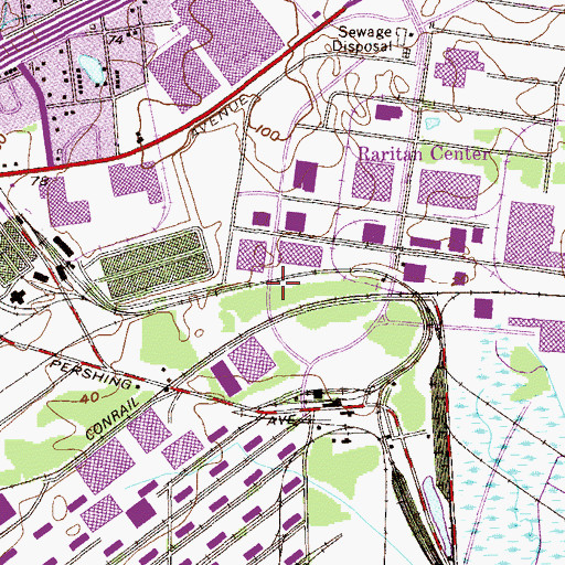 Topographic Map of Peppermint Tree Child Care Center School, NJ