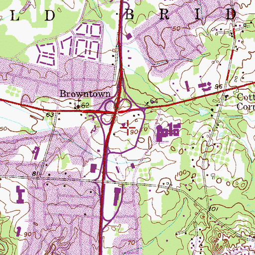 Topographic Map of Good Shepherd Childrens Center School, NJ