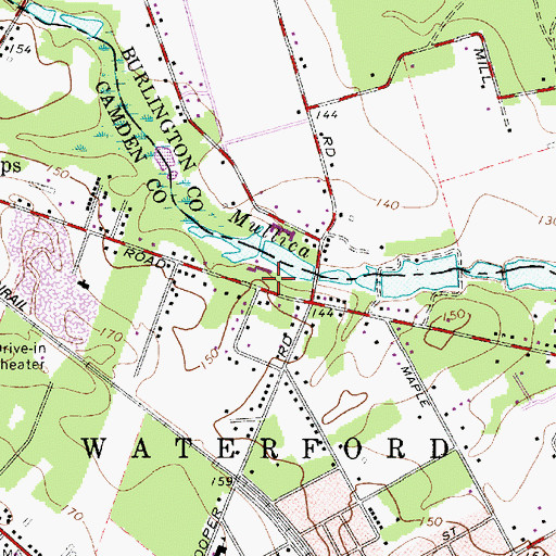 Topographic Map of Archway Lower School, NJ