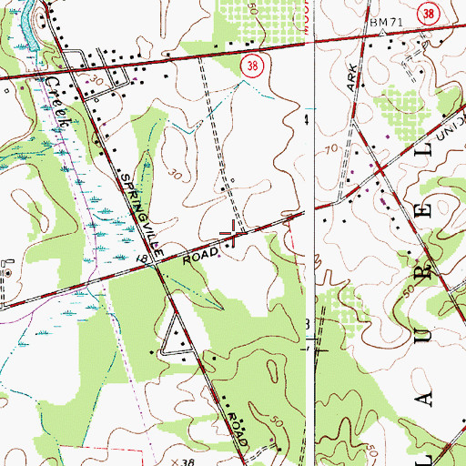 Topographic Map of Pleasant Valley Nursery School, NJ