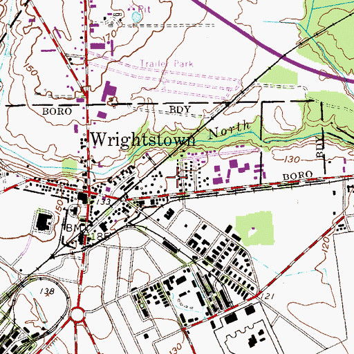 Topographic Map of Kings Academy School, NJ