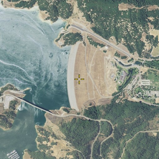 Aerial/Satellite Image of Warm Springs Creek, CA