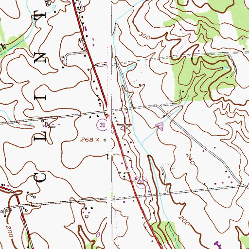 Topographic Map of Acorn Montessori School, NJ