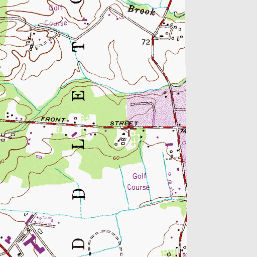Topographic Map of A Childs Place School, NJ