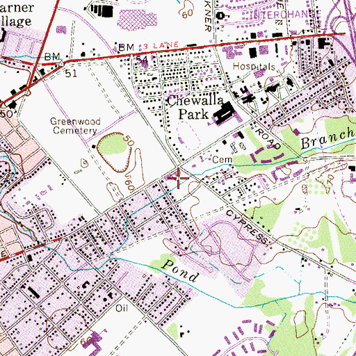 Topographic Map of Pace Charter School of Hamilton, NJ
