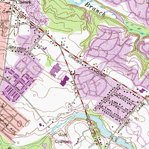 Topographic Map of Mother Goose Learning Center Preschool, NJ