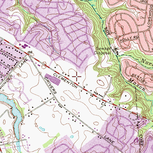 Topographic Map of The Goddard School - Laurel Springs, NJ