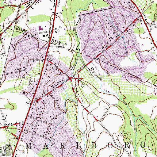 Topographic Map of CPC High Point Adolescent School, NJ