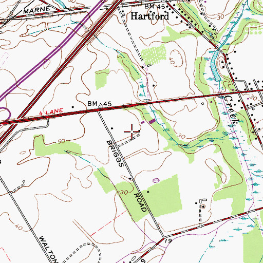 Topographic Map of The Goddard School - Mount Laurel, NJ