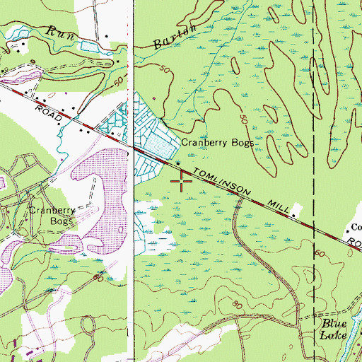 Topographic Map of Chesterbrook Academy Preschool, NJ