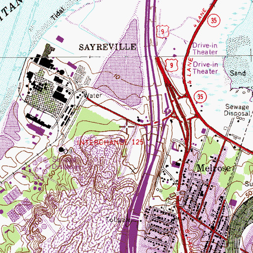 Topographic Map of Agapeland Childcare Center Preschool, NJ
