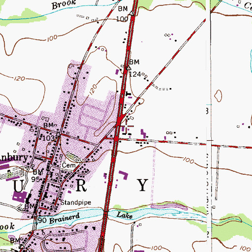 Topographic Map of Montessori Preschool Academy, NJ