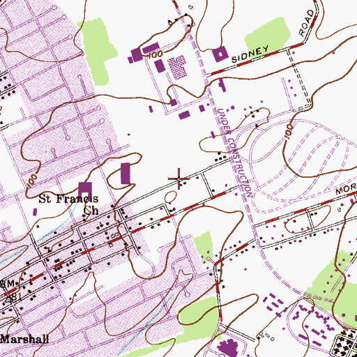 Topographic Map of Early Learning Center Preschool, NJ