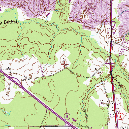 Topographic Map of Kindercare Learning Center - Old Bridge, NJ