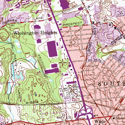 Topographic Map of Childrens Choice School, NJ