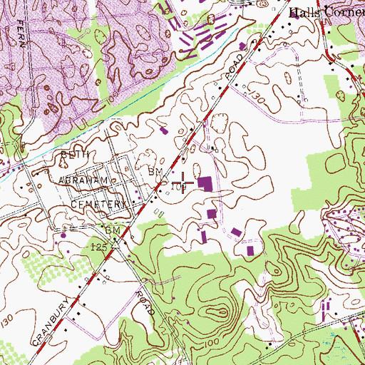 Topographic Map of Kindercare Learning Center, NJ
