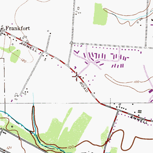Topographic Map of Goodard School, NJ