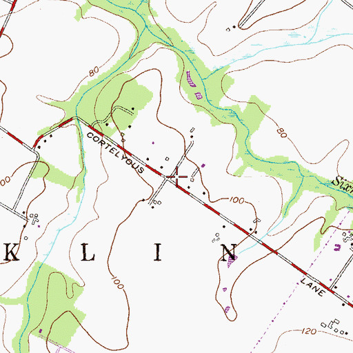 Topographic Map of Sage Day School, NJ