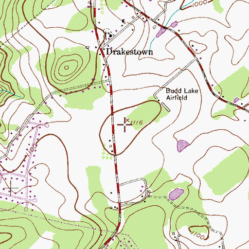 Topographic Map of Benedict A Cucinella Elementary School, NJ
