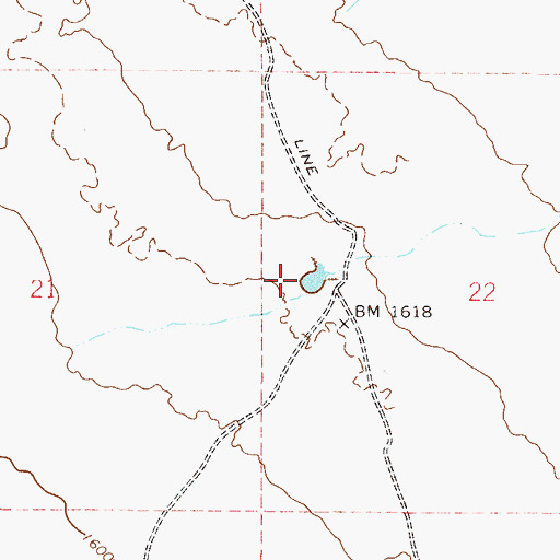 Topographic Map of Magma Retarding Dam, AZ