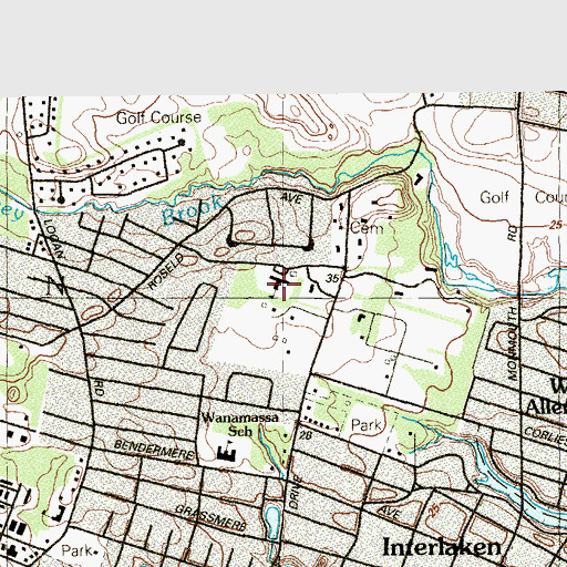 Topographic Map of Search Day Program School, NJ