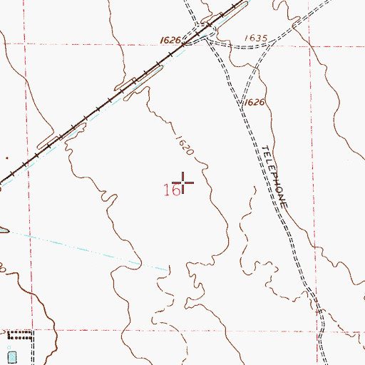 Topographic Map of Magma Wash, AZ