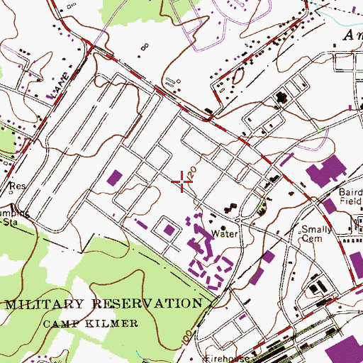 Topographic Map of Rutgers Livingston Day Care School, NJ