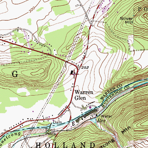 Topographic Map of Stepping Stone School, NJ