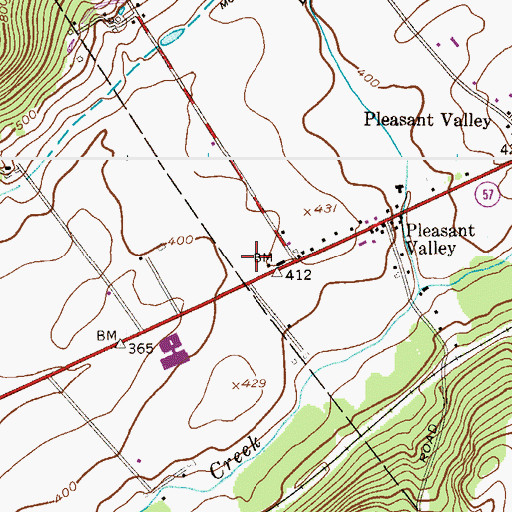 Topographic Map of Good Shepherd Christian Academy School, NJ