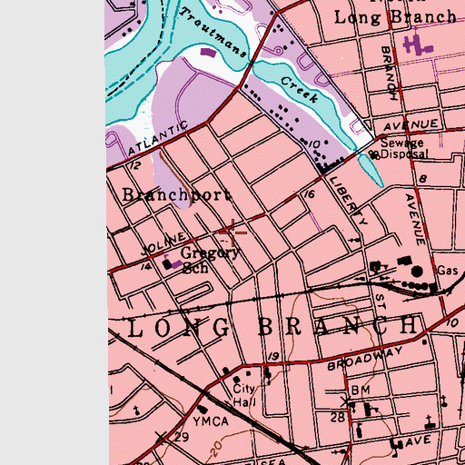 Topographic Map of The Power of Christs Gospel Academy, NJ