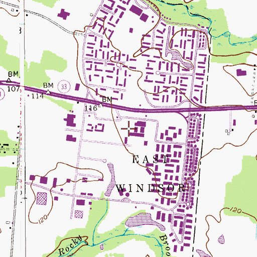 Topographic Map of Shalom Torah Academy School, NJ
