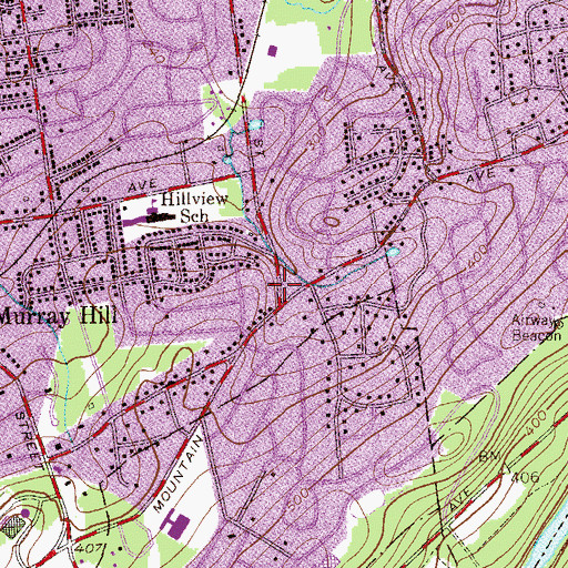Topographic Map of Josa Nursery School and Kindergarten, NJ