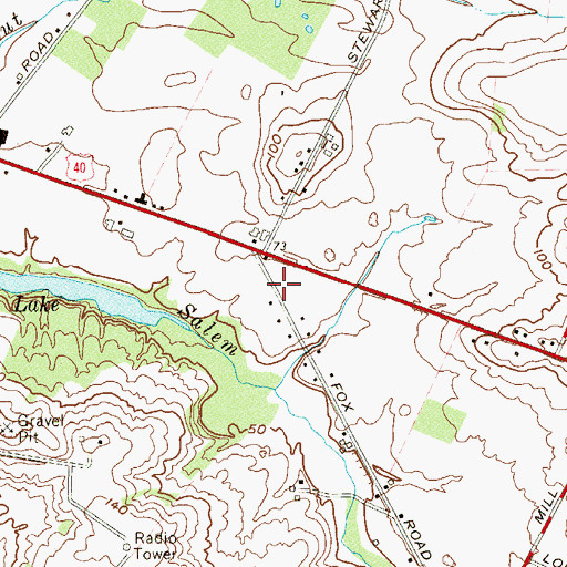 Topographic Map of Bethany Christian Academy School, NJ