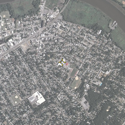 Aerial/Satellite Image of Riverside Elementary School, NJ