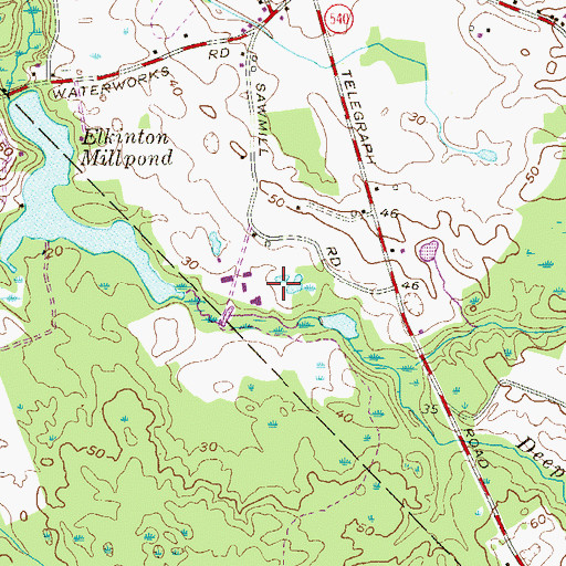 Topographic Map of Strang School Ranch Hope for Boys, NJ
