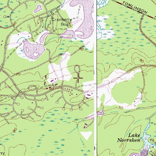 Topographic Map of Richard L Rice School, NJ