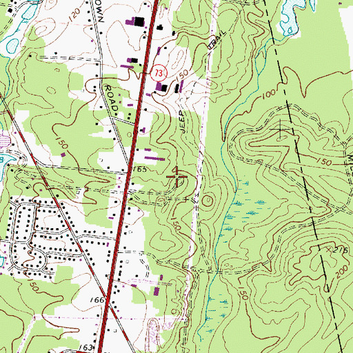 Topographic Map of Signal Hill Elementary School, NJ