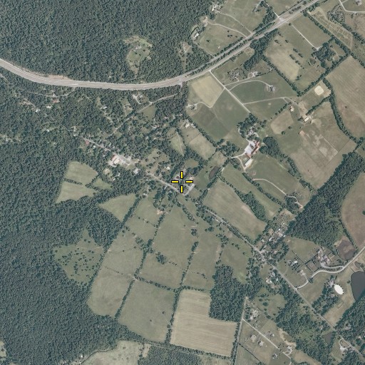 Aerial/Satellite Image of Bluemont Community Center, VA