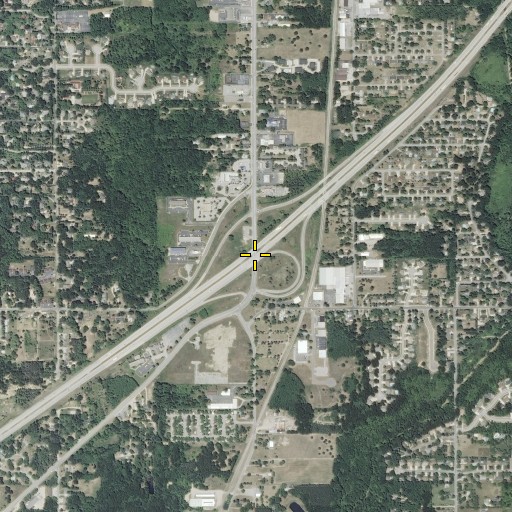 Aerial/Satellite Image of Interchange 23, MI