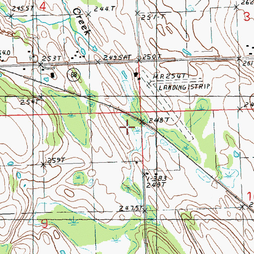 Topographic Map of Stoney Links Golf Course, MI